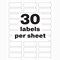 Avery White Asset Tag Labels, 3/4" x 2", Destructible Laser Printable Tags, 240 Waterproof Labels (60531)